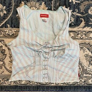 Vintage Union Bay lace up top